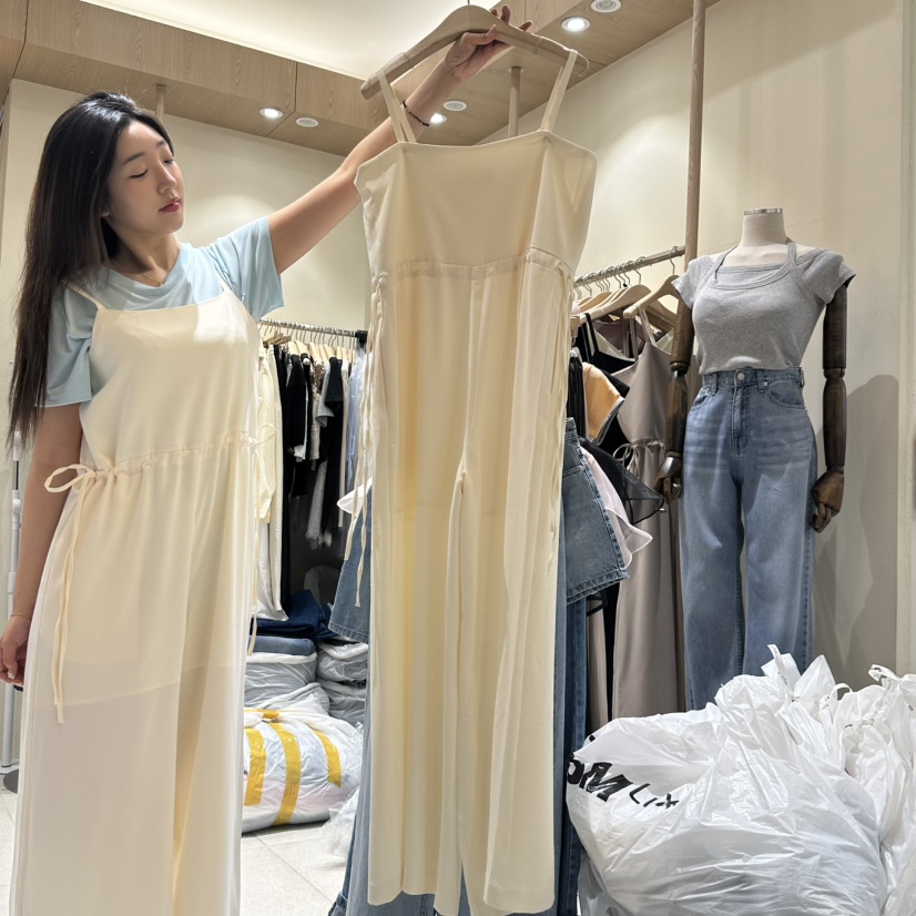 VINTAGE VIBE韓國代購㊣女裝新款時尚真品熱賣職業人氣連體褲VINTAGE VIBE連體褲