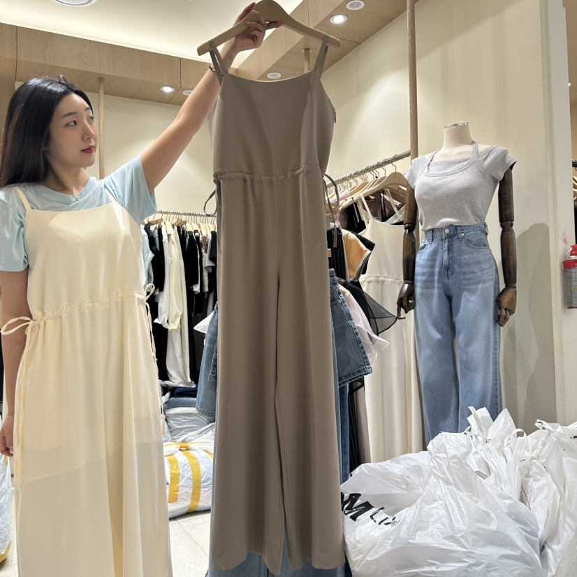 VINTAGE VIBE韓國代購㊣女裝新款時尚真品熱賣職業人氣連體褲VINTAGE VIBE連體褲圖色2