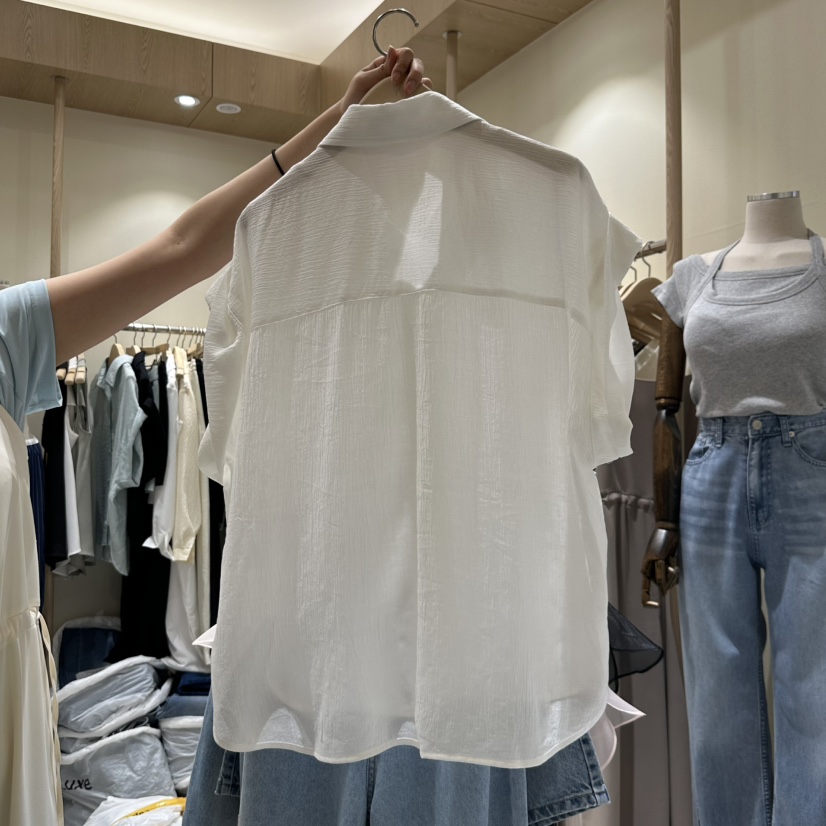 VINTAGE VIBE東大門㊣代購女士新品休閑時尚職業襯衫蕾絲衫VINTAGE VIBE襯衫/蕾絲衫