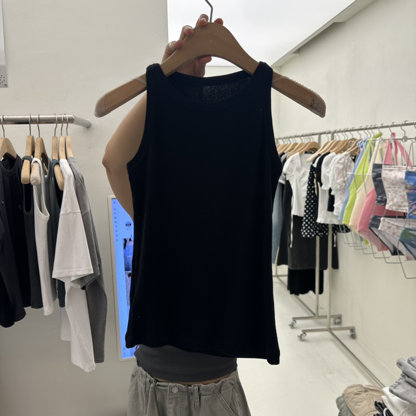 CHAV東大門㊣實拍女裝新款25春夏職業人氣推薦時尚吊帶背心CHAV吊帶/背心圖色2