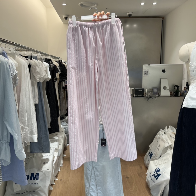 MEET ME韓國直郵㊣女裝新款時尚25春夏真品職業推薦休閑褲MEET ME休閑褲圖色2