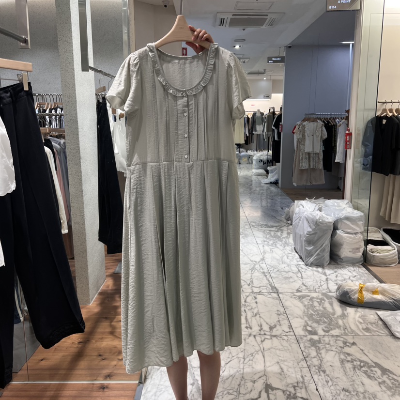COMELY韓國直郵㊣女裝新款人氣真品25春夏時尚推薦職業連衣裙COMELY連衣裙圖色2