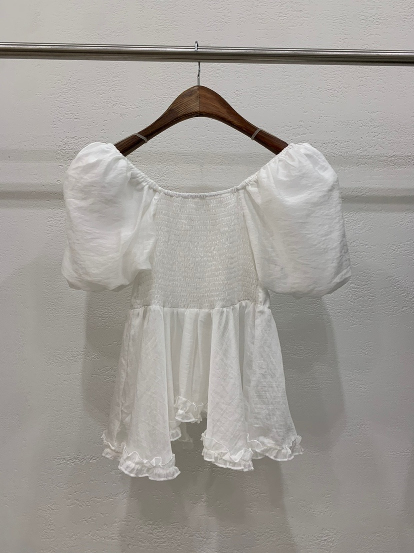 BANI BLUSH東大門㊣直郵女士新品休閑時尚25春夏襯衫蕾絲衫BANI BLUSH襯衫/蕾絲衫