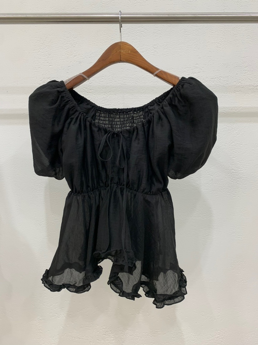 BANI BLUSH東大門㊣直郵女士新品休閑時尚25春夏襯衫蕾絲衫BANI BLUSH襯衫/蕾絲衫圖色2