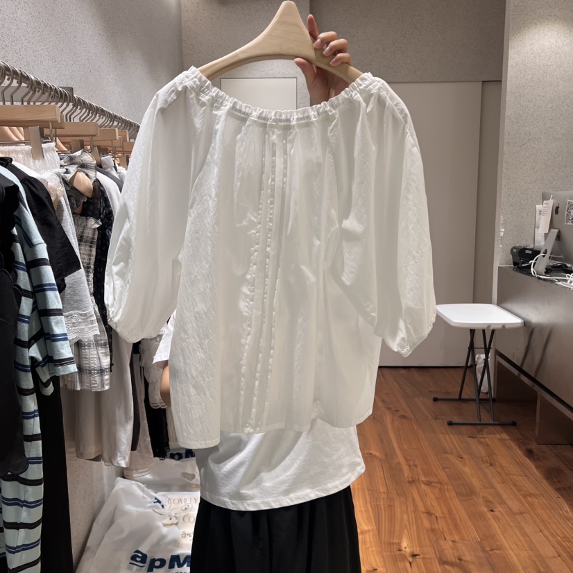 COMELY東大門㊣代購女士新款時尚職業熱賣真品25春夏襯衫蕾絲衫COMELY襯衫/蕾絲衫