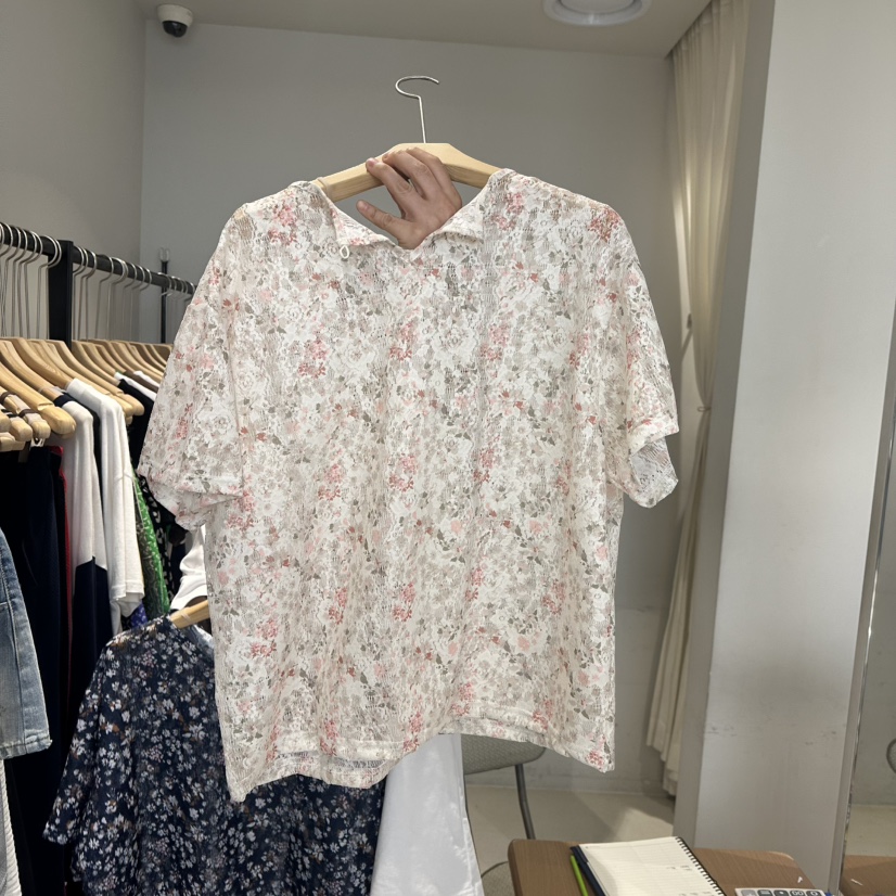 PARIS MATCH東大門㊣直郵女士新品25春夏休閑推薦職業真品T恤PARIS MATCHT恤