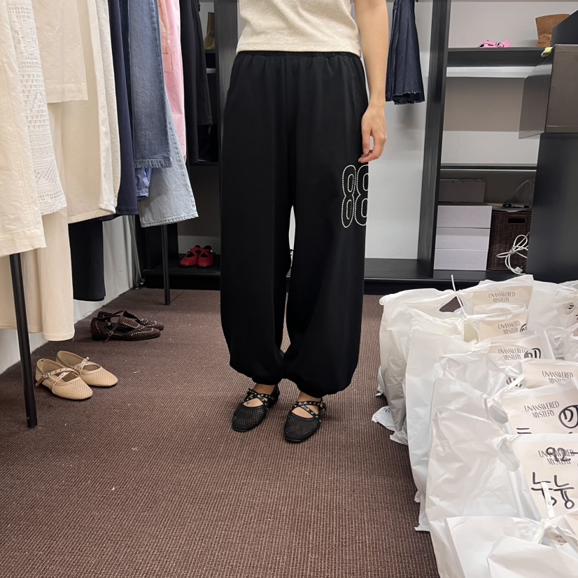 UNANSWERED-MYSTERY東大門㊣代購女裝新品休閑人氣熱賣休閑褲UNANSWERED/MYSTERY休閑褲圖色2