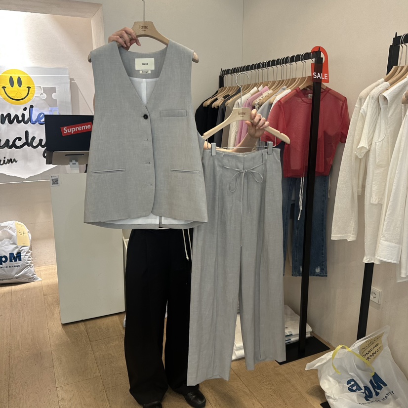 LA MAGIE FEMME東大門㊣直郵女士新款休閑職業真品套裝套裝Lamagie Femme套裝