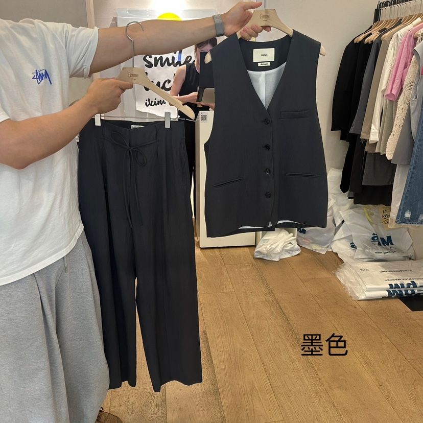 LA MAGIE FEMME東大門㊣直郵女士新款休閑職業真品套裝套裝Lamagie Femme套裝圖色2