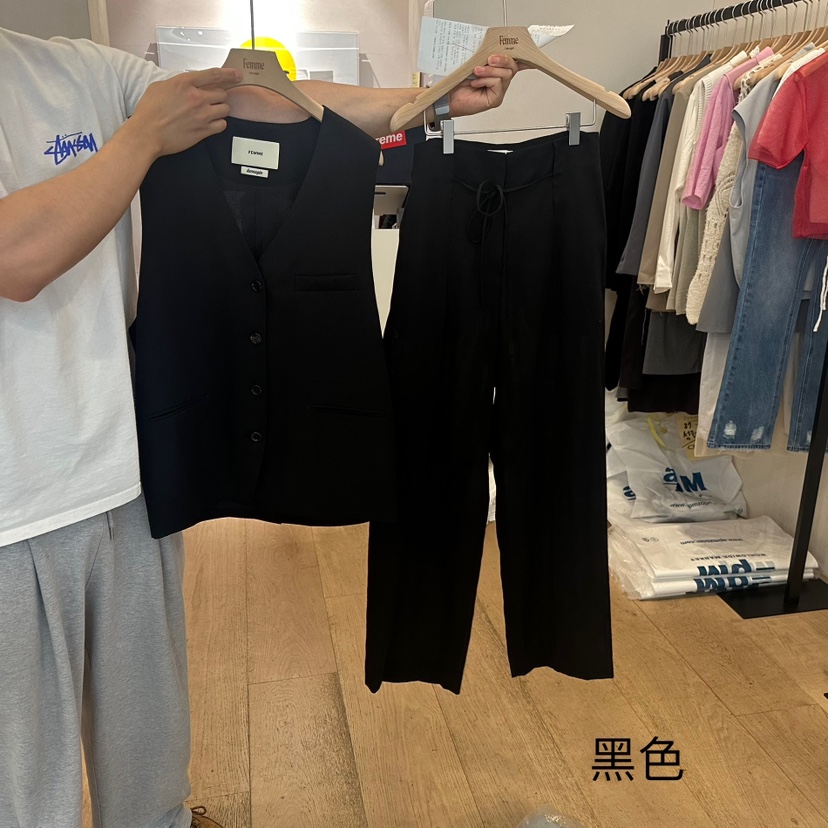 LA MAGIE FEMME東大門㊣直郵女士新款休閑職業真品套裝套裝Lamagie Femme套裝圖色3