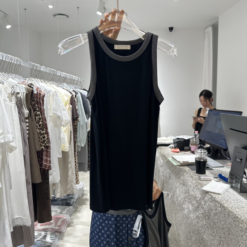 NEROLI 36東大門㊣實拍女裝新品人氣休閑職業25春夏吊帶背心NEROLI 36吊帶/背心圖色2