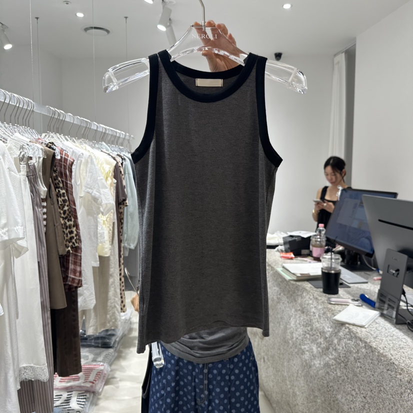 NEROLI 36東大門㊣實拍女裝新品人氣休閑職業25春夏吊帶背心NEROLI 36吊帶/背心圖色3