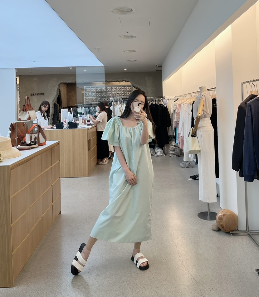 JUJU東大門㊣代購女裝新款人氣熱賣25春夏真品推薦職業連衣裙JUJU連衣裙