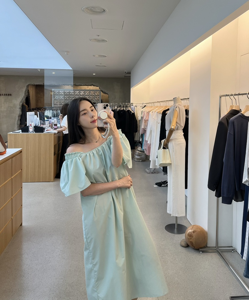 JUJU東大門㊣代購女裝新款人氣熱賣25春夏真品推薦職業連衣裙JUJU連衣裙