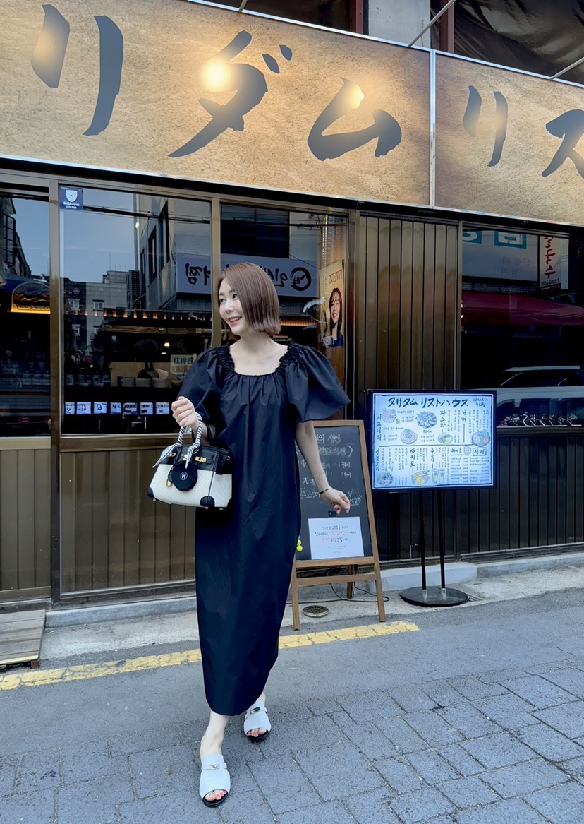 JUJU東大門㊣代購女裝新款人氣熱賣25春夏真品推薦職業連衣裙JUJU連衣裙