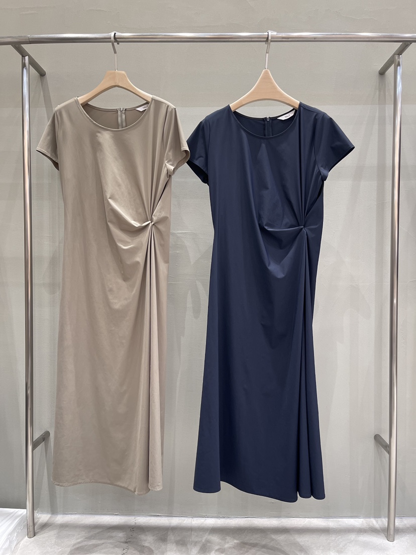 THE MUI韓國代購㊣女士新款推薦休閑熱賣25春夏職業連衣裙Mu:i-A連衣裙