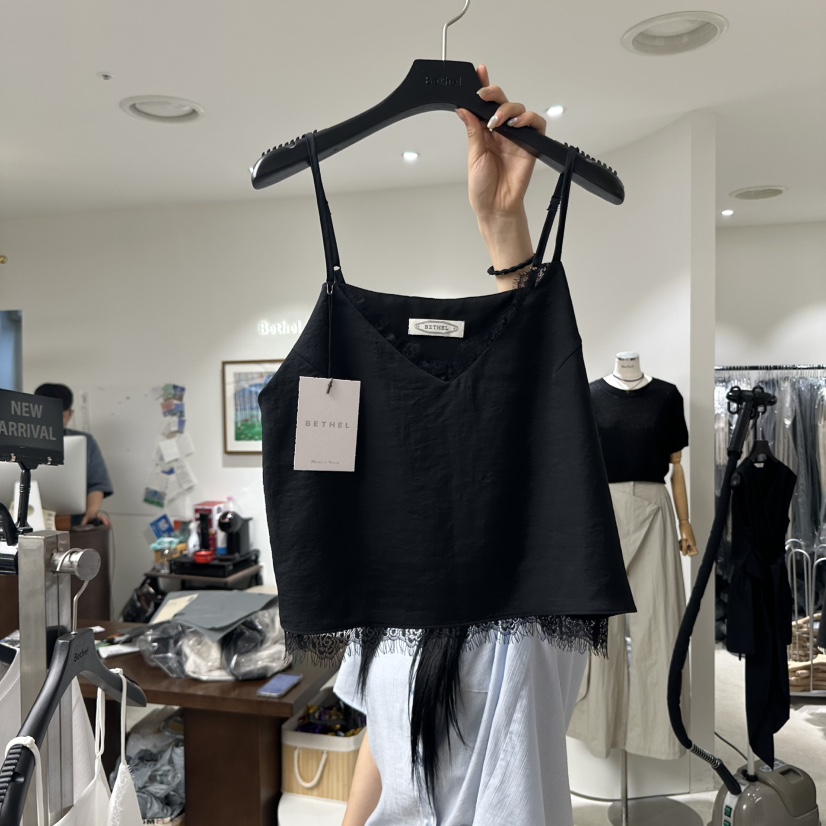 BETHEL韓國代購㊣女士新款休閑時尚熱賣人氣真品25春夏吊帶背心BETHEL吊帶/背心圖色2