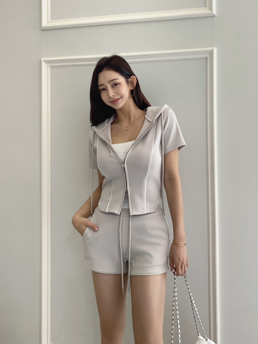 CLOTH韓國直郵㊣女裝新款職業推薦熱賣休閑真品套裝套裝連帽CLOTH套裝