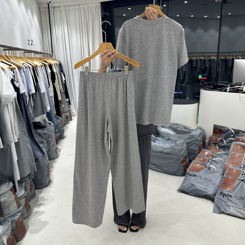 TREND SELLER/G韓國直郵㊣女士新款25春夏休閑套裝兩件套G/TREND SELLER套裝