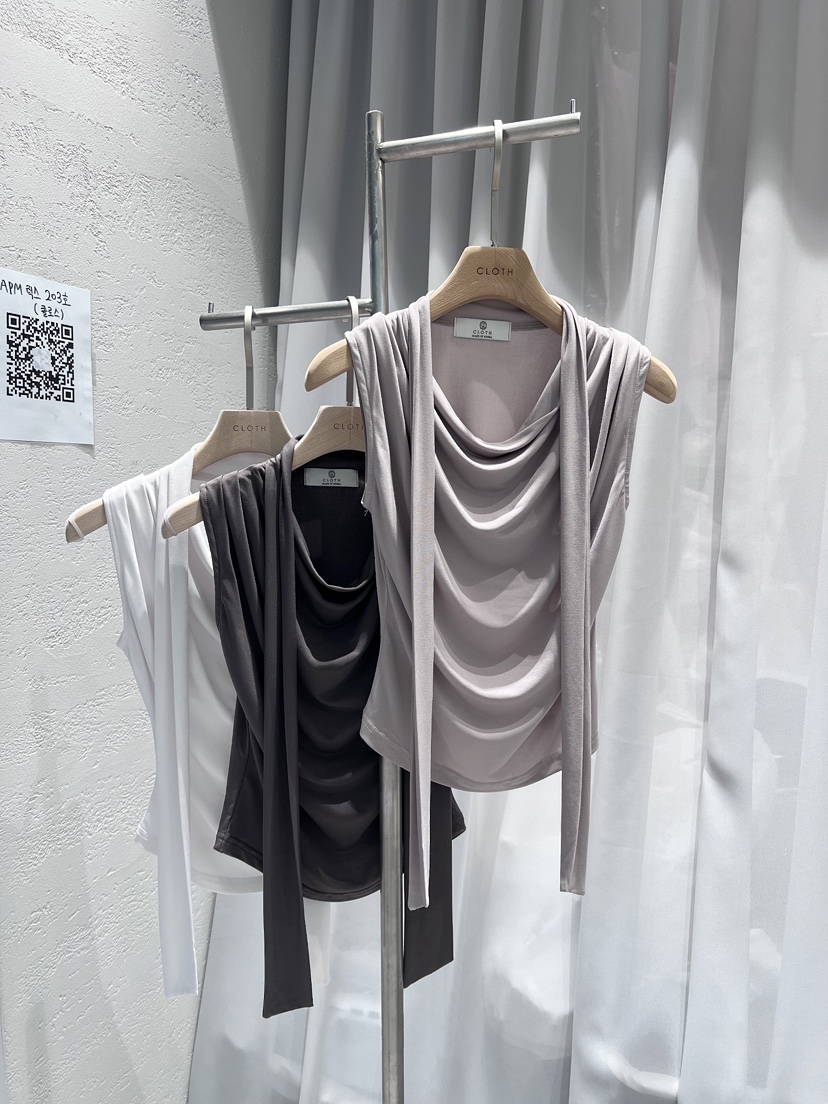 CLOTH韓國代購㊣女士新品休閑人氣推薦職業時尚熱賣吊帶背心CLOTH吊帶/背心