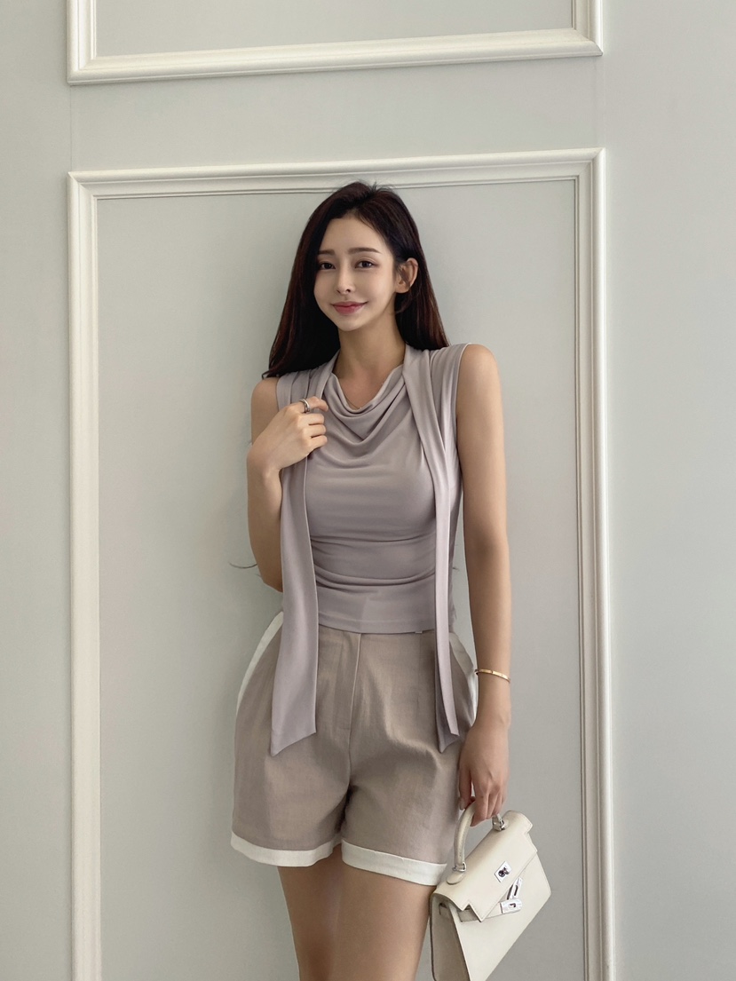 CLOTH韓國代購㊣女士新品休閑人氣推薦職業時尚熱賣吊帶背心CLOTH吊帶/背心圖色3