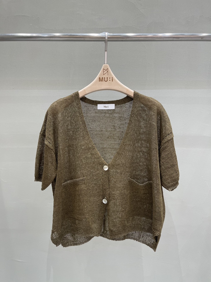 THE MUI韓國直郵㊣女士新品熱賣25春夏時尚休閑真品針織衫Mu:i-A針織衫圖色3