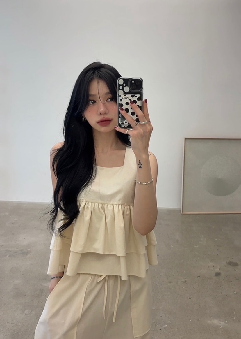 AMUSE SEOUL韓國直郵㊣女士新品人氣真品時尚休閑襯衫蕾絲衫AMUSE SEOUL襯衫/蕾絲衫
