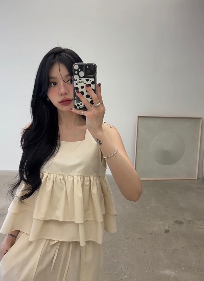 AMUSE SEOUL韓國直郵㊣女士新品人氣真品時尚休閑襯衫蕾絲衫AMUSE SEOUL襯衫/蕾絲衫