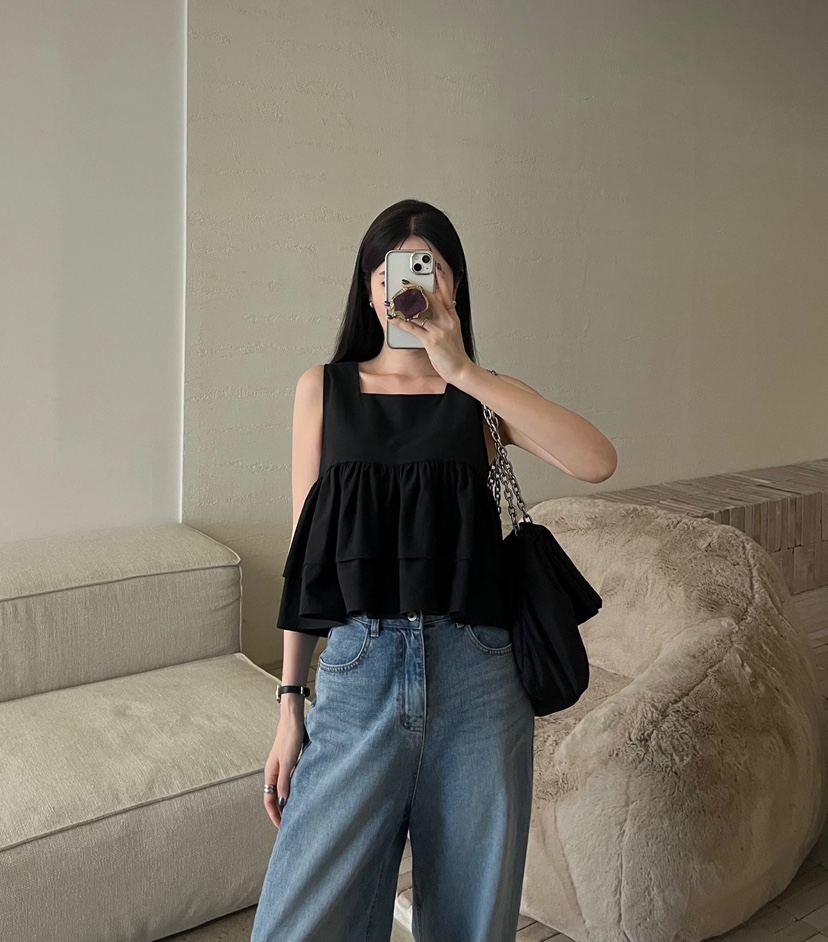 AMUSE SEOUL韓國直郵㊣女士新品人氣真品時尚休閑襯衫蕾絲衫AMUSE SEOUL襯衫/蕾絲衫