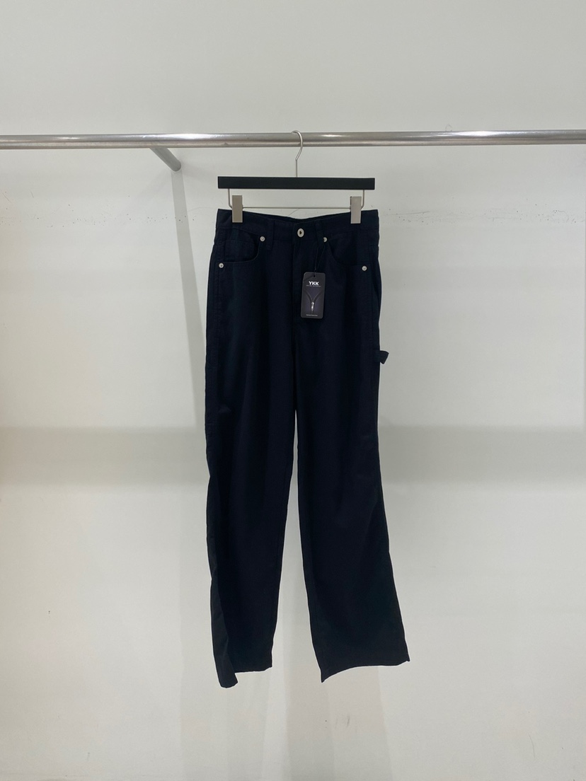 WELL KNOWN韓國代購㊣女士新品25春夏推薦休閑休閑褲口袋棉質WELL KNOWN休閑褲圖色2