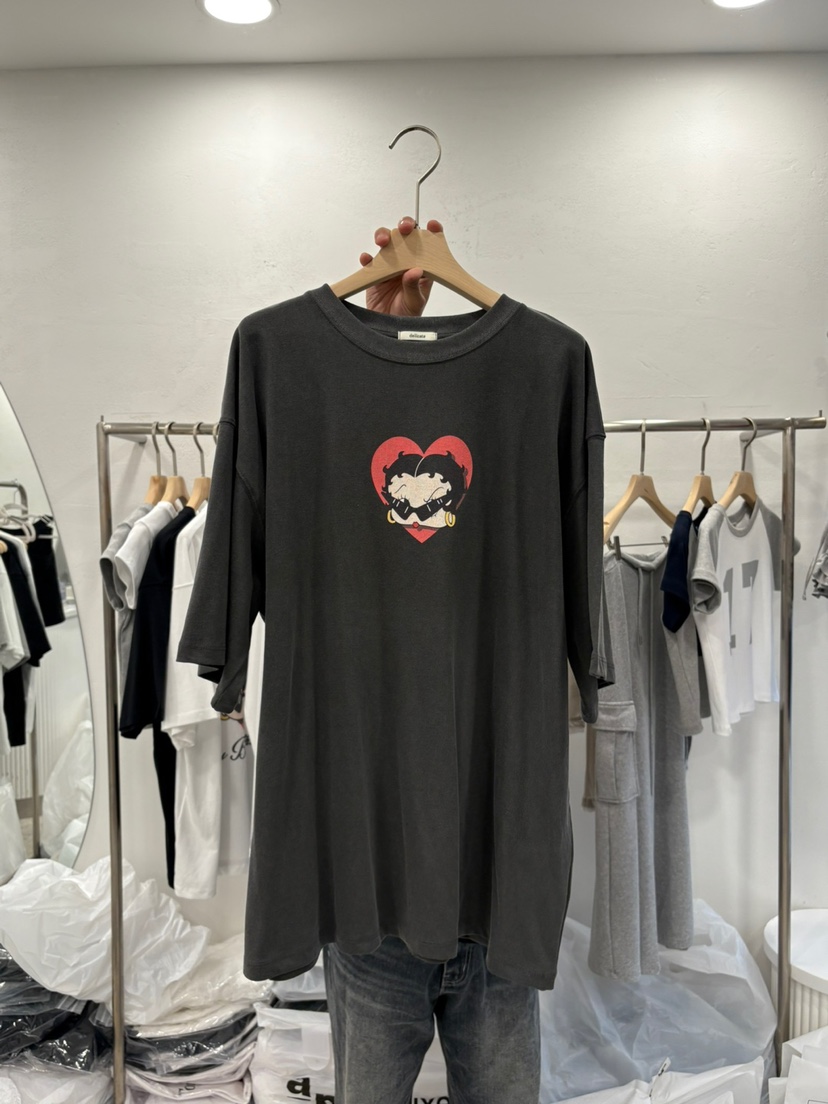 DELICATE東大門㊣直郵女裝新品職業真品25春夏人氣熱賣推薦T恤DELICATET恤圖色2