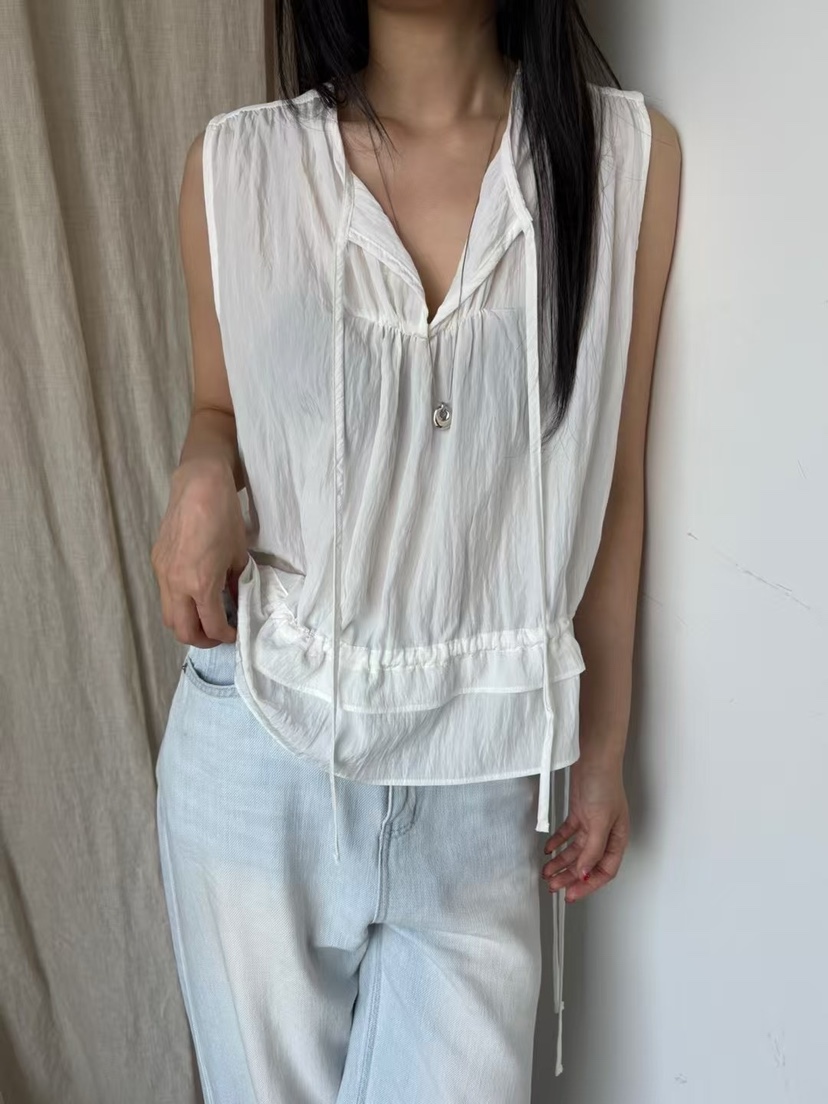 Verbena東大門㊣實拍女裝新品熱賣職業25春夏休閑人氣吊帶背心Verbena吊帶/背心