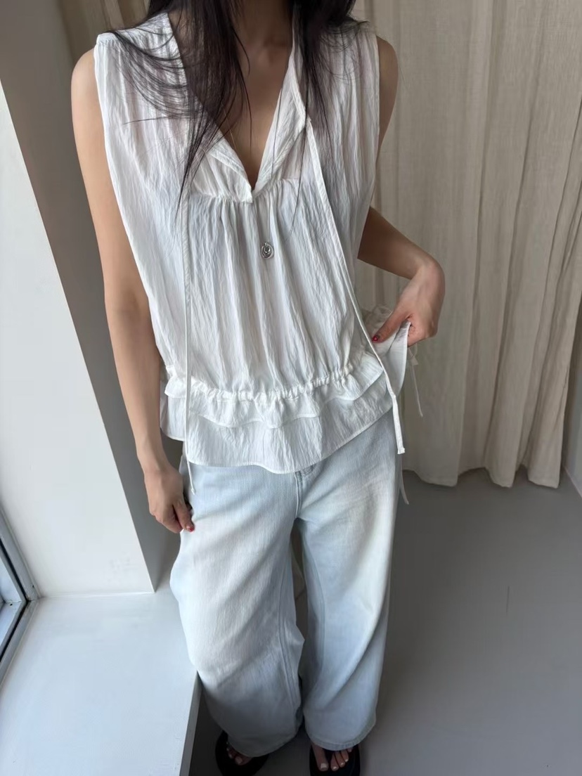 Verbena東大門㊣實拍女裝新品熱賣職業25春夏休閑人氣吊帶背心Verbena吊帶/背心