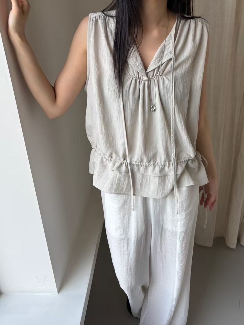 Verbena東大門㊣實拍女裝新品熱賣職業25春夏休閑人氣吊帶背心Verbena吊帶/背心