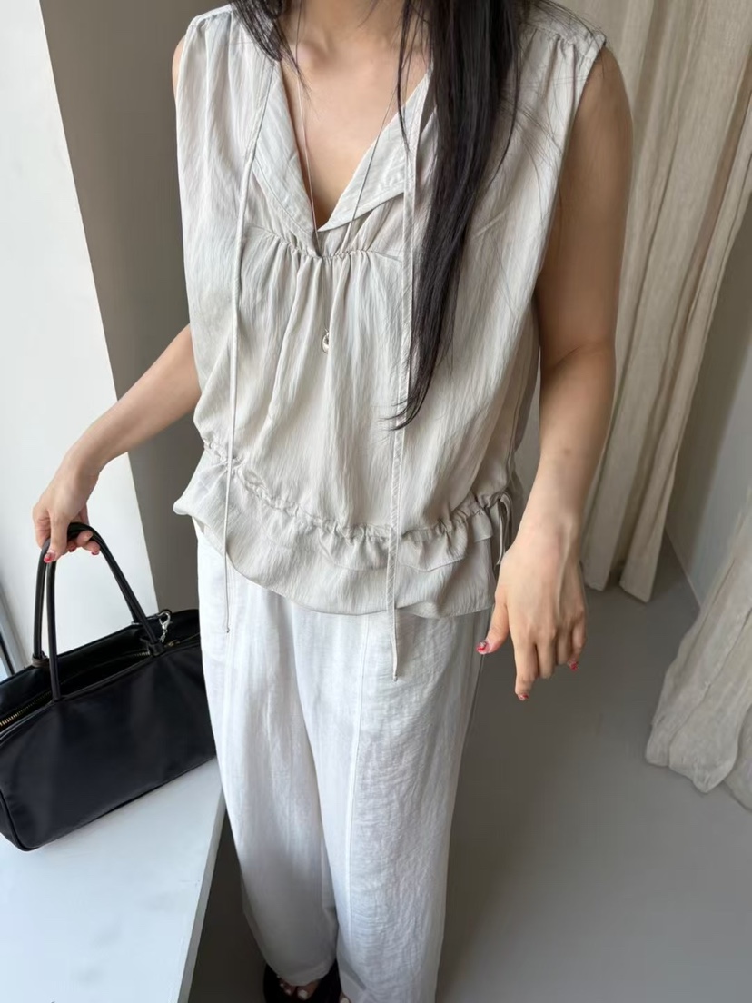 Verbena東大門㊣實拍女裝新品熱賣職業25春夏休閑人氣吊帶背心Verbena吊帶/背心