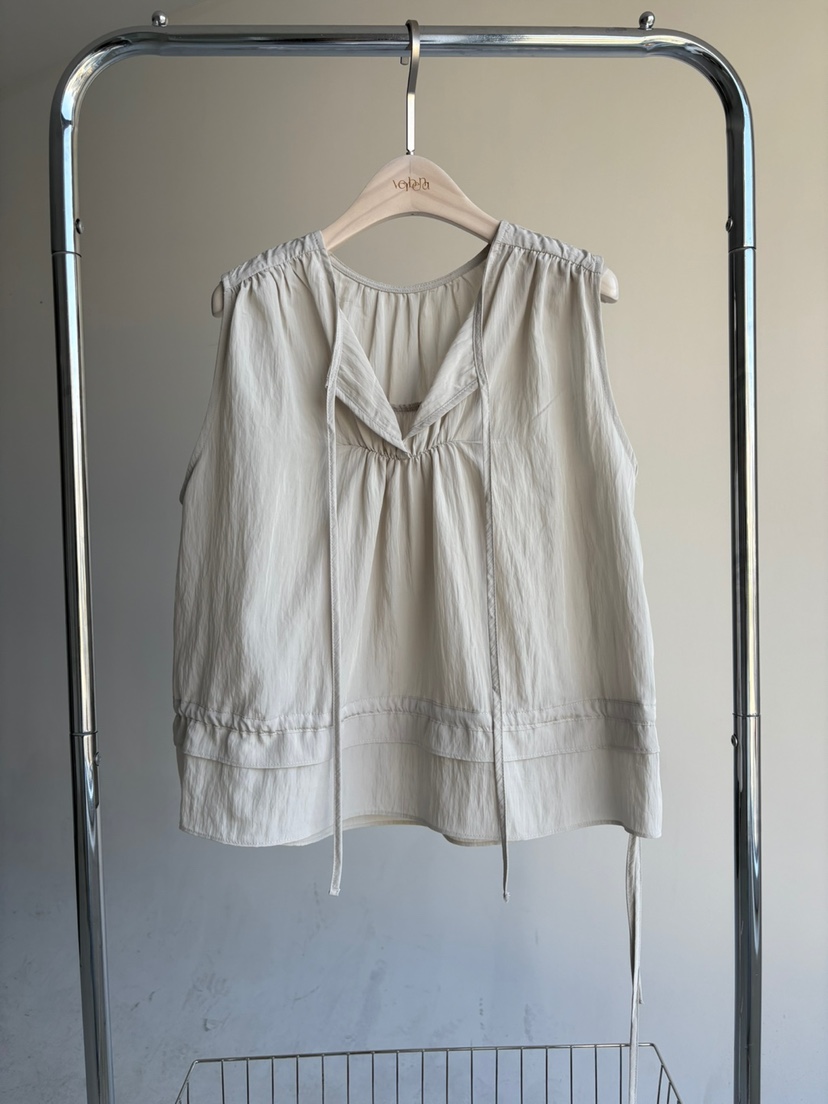 Verbena東大門㊣實拍女裝新品熱賣職業25春夏休閑人氣吊帶背心Verbena吊帶/背心圖色2