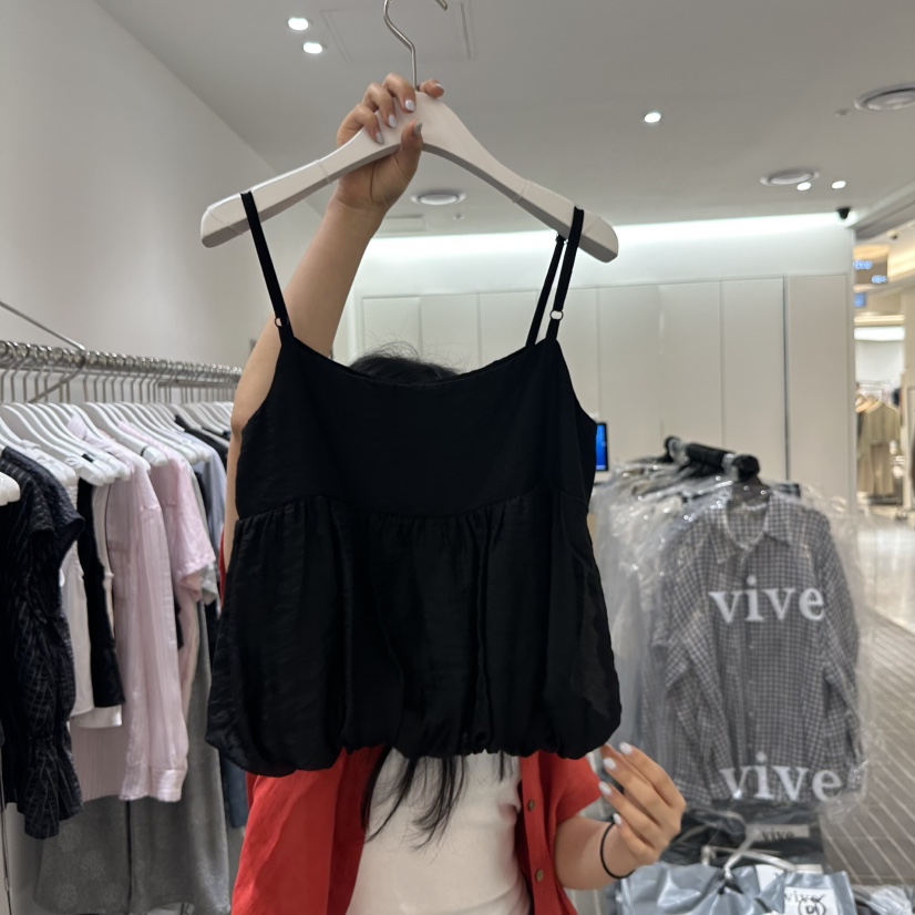 VIVE韓國代購㊣女裝新款熱賣休閑人氣時尚真品職業吊帶背心VIVE吊帶/背心