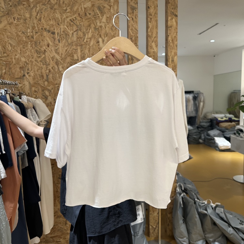 DE VENTI東大門㊣實拍女士新品熱賣時尚真品25春夏T恤短款DE VENTIT恤