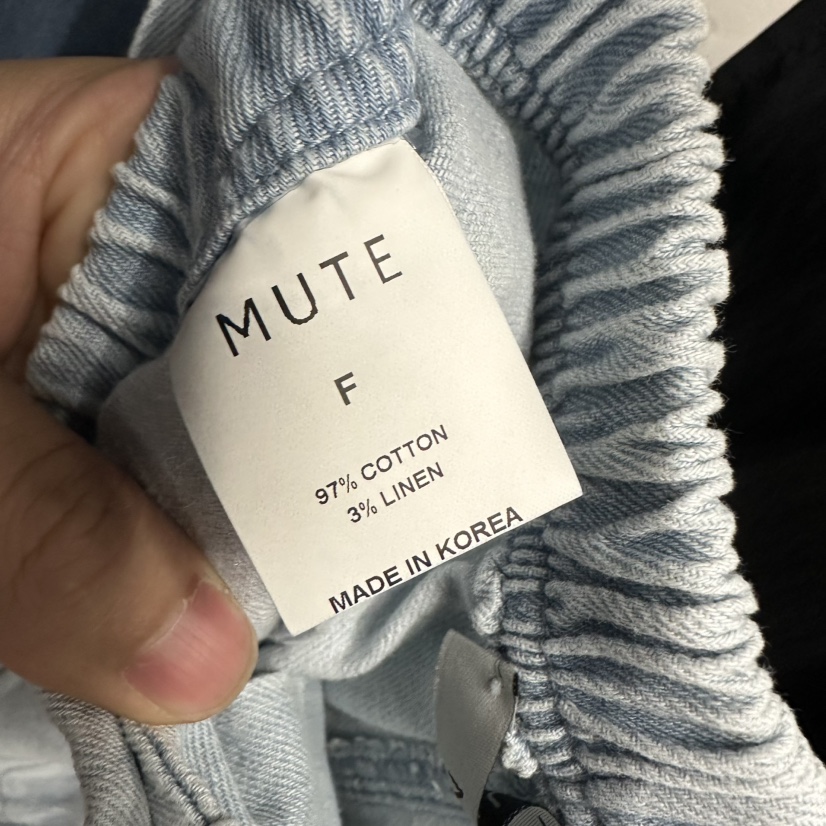 MUTE-P韓國直郵㊣女裝新品推薦休閑時尚熱賣人氣真品牛仔褲MUTE牛仔褲