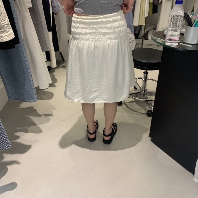 PLATE韓國代購㊣女裝新款推薦25春夏休閑職業熱賣半身裙中短裙PLATE半身裙/中短裙