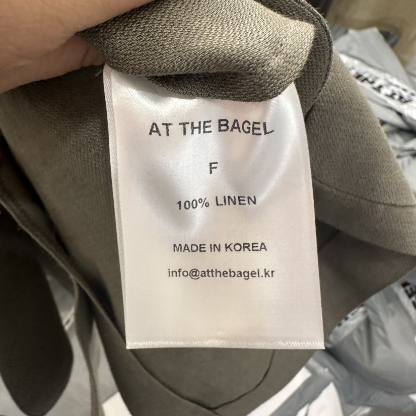AT THE BAGEL韓國代購㊣女裝新品時尚職業熱賣真品休閑夾克AT THE BAGEL夾克