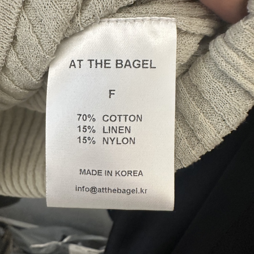AT THE BAGEL東大門㊣代購女裝新品時尚真品休閑推薦針織衫AT THE BAGEL針織衫