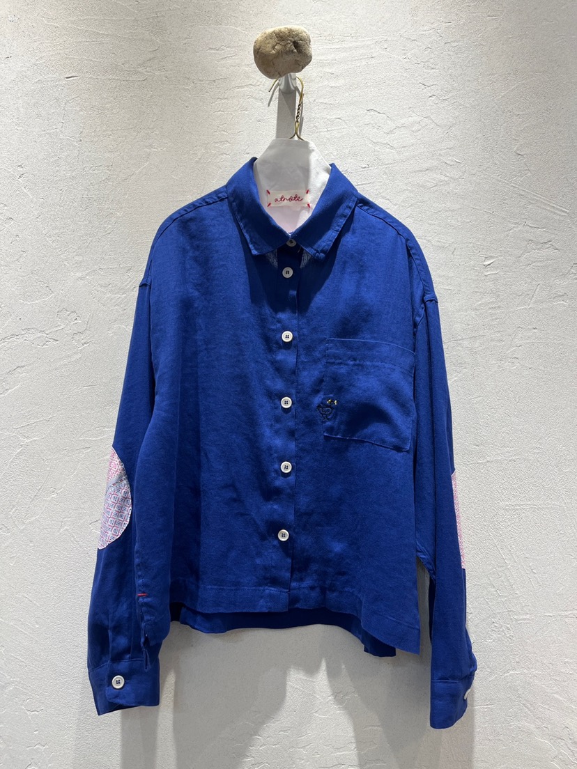 AT NOTE東大門㊣代購女裝新品推薦真品襯衫蕾絲衫刺繡亞麻鴨AT NOTE襯衫/蕾絲衫圖色2