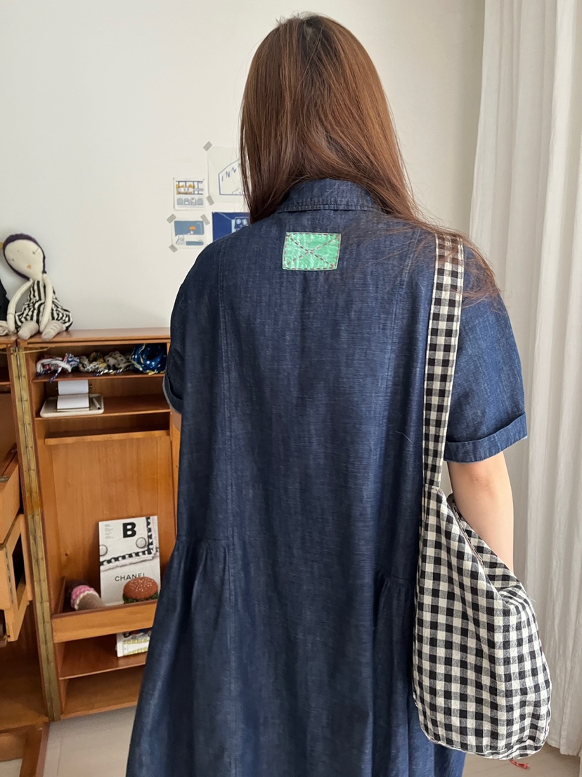 AT NOTE東大門㊣代購女士新款人氣25春夏真品休閑連衣裙口袋AT NOTE連衣裙