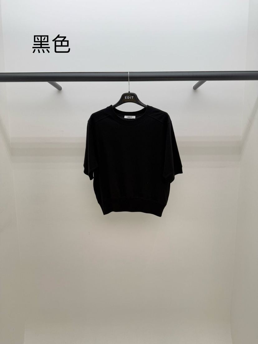空韓國代購㊣女裝新款真品職業推薦熱賣時尚休閑25春夏人氣T恤EDITT恤圖色3