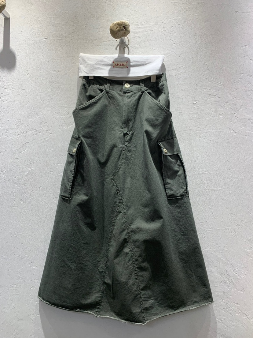 AT NOTE韓國代購㊣女裝新品休閑真品職業人氣時尚長裙工裝AT NOTE長裙