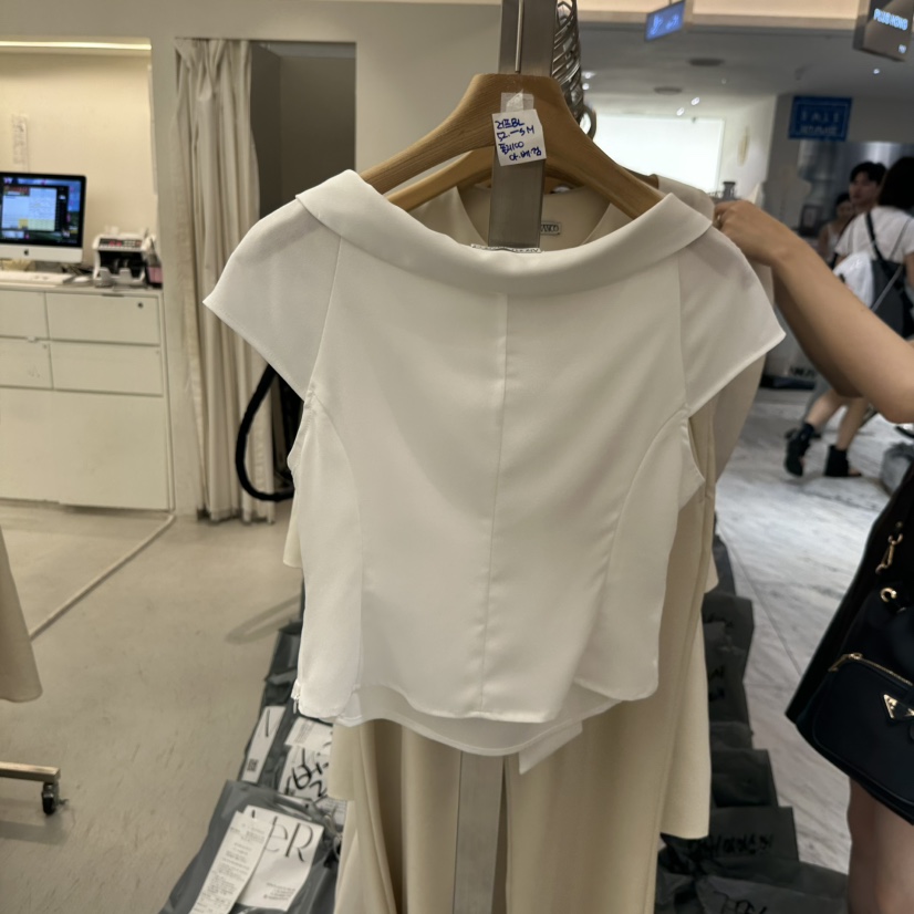 MER東大門㊣實拍女士新品休閑職業真品時尚25春夏襯衫蕾絲衫MER/ANGELO BIANCO襯衫/蕾絲衫