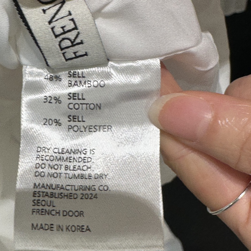 FRENCH DOOR韓國直郵㊣女裝新品25春夏熱賣推薦連衣裙裹身裙FRENCH DOOR連衣裙