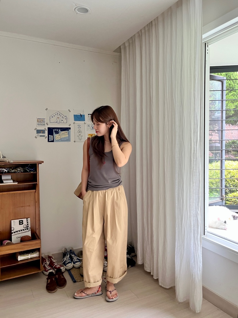 AT NOTE韓國直郵㊣女裝新品真品推薦時尚熱賣職業25春夏休閑褲AT NOTE休閑褲