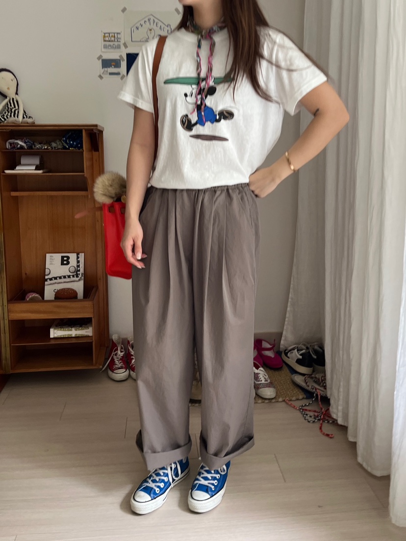 AT NOTE韓國直郵㊣女裝新品真品推薦時尚熱賣職業25春夏休閑褲AT NOTE休閑褲